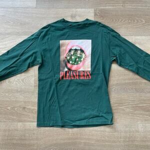 NWOT Pleasures Green Cactus Long Sleeve